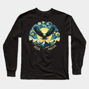 Eagle starry night Long Sleeve T-Shirt